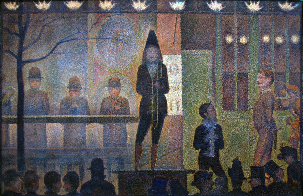 Top Met Paintings After 1860 15 Georges Seurat Circus Sideshow